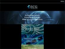 Tablet Screenshot of ecgconsulting.com